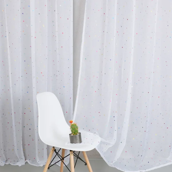 1/2PCS Fashion Wicker Offset Printed Curtains for Living Room Kitchen Curtains Living Cool Muslin Window of Curtain for Room - Image 6
