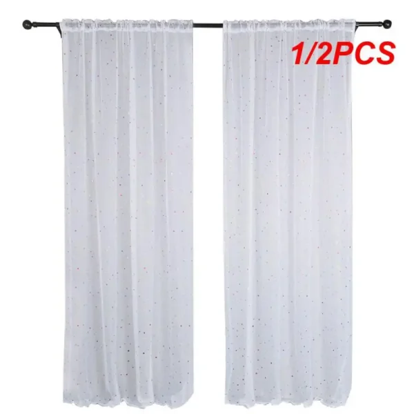 1/2PCS Fashion Wicker Offset Printed Curtains for Living Room Kitchen Curtains Living Cool Muslin Window of Curtain for Room
