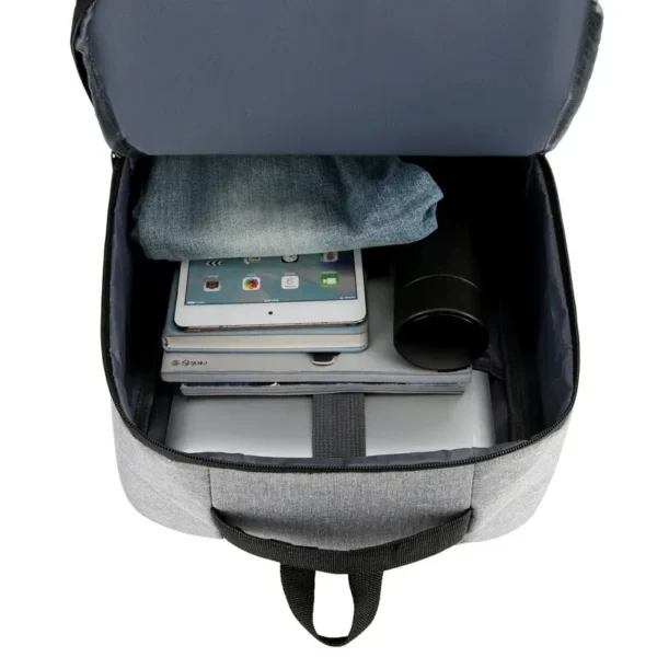 1 Pack 15.6 Inch Men's Business Computer Bag Multi-pocket High-capacity Usb Charging Work Commuting Backpack - Image 5
