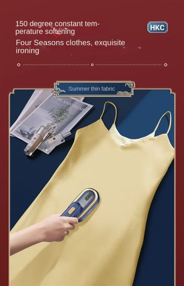 110V/220V Compact Portable Garment Steamer for Clothes with Handheld Ironing Function and - Image 4