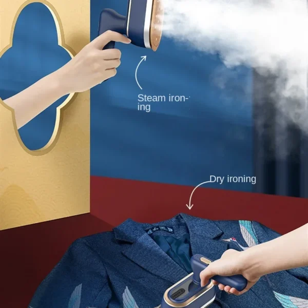 110V/220V Compact Portable Garment Steamer for Clothes with Handheld Ironing Function and - Image 6