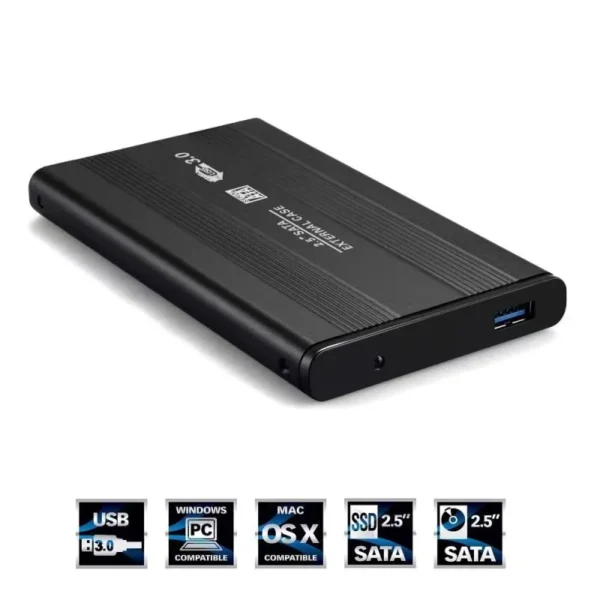 2.5-inch USB3.0 external removable hard disk box SATA serial port notebook HDDS aluminum alloy solid-state disk box - Image 4
