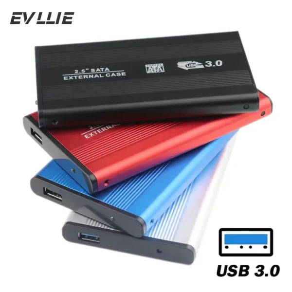 2.5-inch USB3.0 external removable hard disk box SATA serial port notebook HDDS aluminum alloy solid-state disk box - Image 5