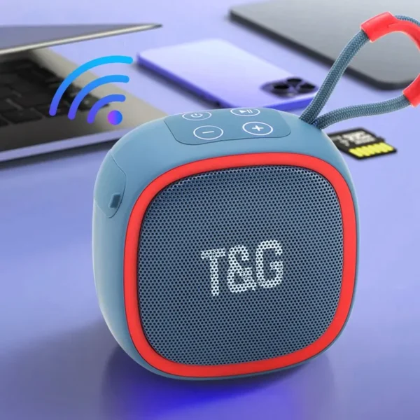 2023 T&G Mini Bluetooth Speaker Portable Speaker Wireless Connection Outdoor Sport Audio Stereo Support TF FM Card Car Audio - Image 3