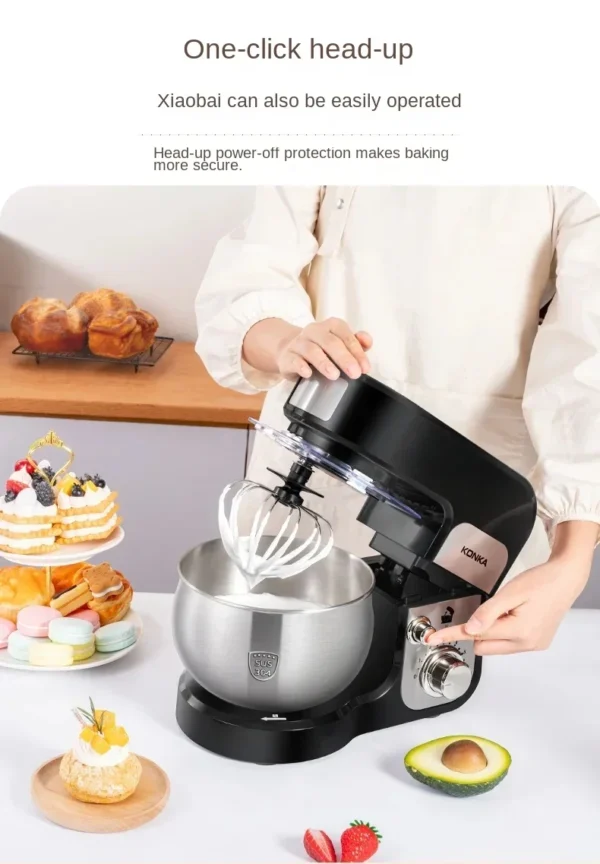 Automatic Meat Grinder & Dough Blender for Home Use - Konka KM-803 - Image 5