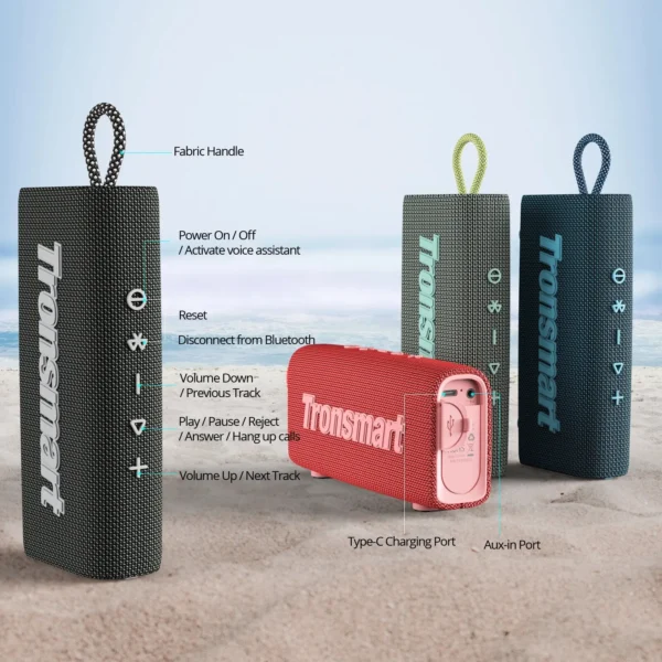 AliExpress Collection Tronsmart Trip Portable Speaker Dual-Driver Bluetooth Speaker, IPX7 Waterproof, True Wireless Stereo for - Image 5