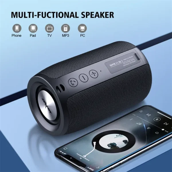 AliExpress Collection ZEALOT S32 Portable Wireless Speaker Subwoofer Stereo Waterproof Powerful Column Outdoor Speakers Boom Box - Image 2