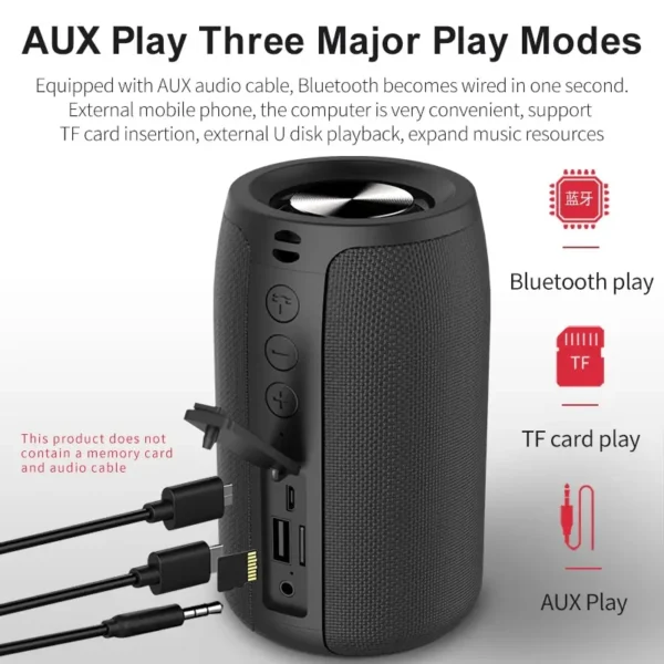 AliExpress Collection ZEALOT S32 Portable Wireless Speaker Subwoofer Stereo Waterproof Powerful Column Outdoor Speakers Boom Box - Image 4