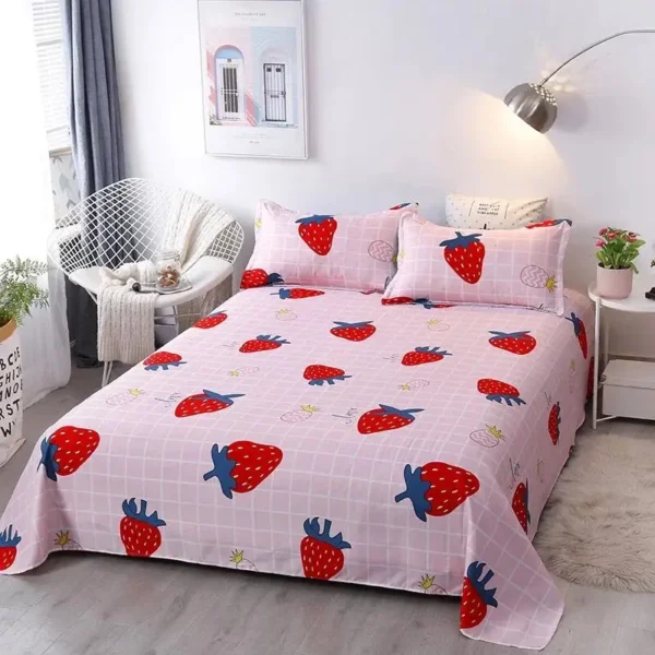 Bed Sheet Winter Thickness 100% Cotton Solid Bed Mattress Set Home Textile Bedding Sets Bed Sheet - Image 4