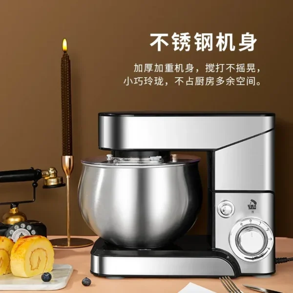 Chef Machine: Household Mixer, Small Food Processor, Egg Beater, Dough Kneade - Image 2