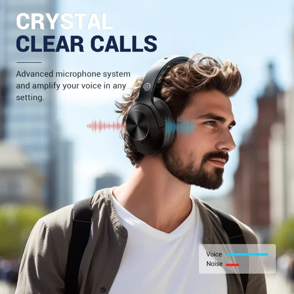 Cowin E11 Wireless Headphone Hybrid Active Noise Cancelling Headset Bluetooth 5.3 HiFi Sound Earphone ANC With Microphone - Image 6