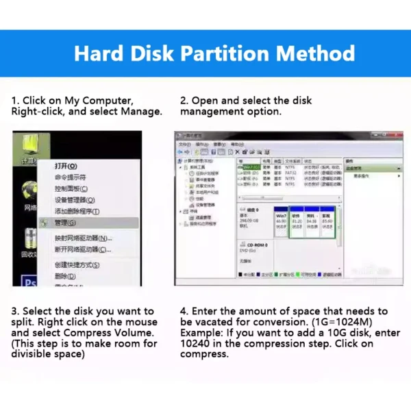Desktop Second-hand Mechanical Hard Disk SATS Serial Port 3.5-inch 500GB Monitoring Game Universal Blue Disk Thin Disk - Image 4