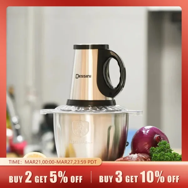 Dessini High Quality Stand Blender Stainless Steel And Egg Whisk Mixer Juicer Set For Kitchen Appliance
