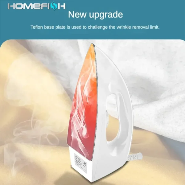 Electric Iron 1000W 5 Gear Adjustable Household Dry Ironing without Water Iron Hot Drilling Heat Transfer for Home Travel - Image 4
