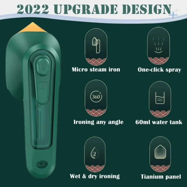 Hand-held Portable Hanging Ironing Machine Steam Iron Ironing Board Wrinkle Removal Home Mini Dormitory Ironing Machine - Image 4