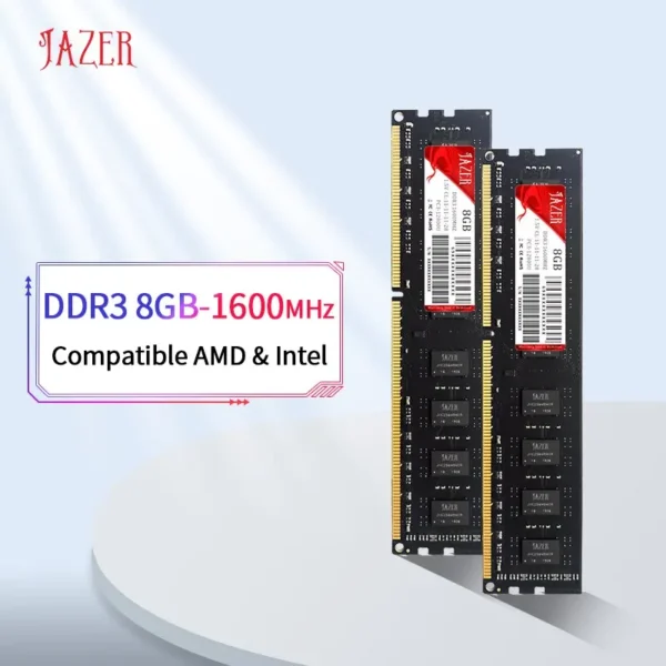 JAZER Memoria Rams DDR3 1600MHz New Dimm 1.5V Desktop Memory Compatible AMD And Intel - Image 2