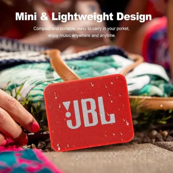 JBL GO ESSENTIAL Music Gold Gold Youth Version of Portable Bluetooth Speaker, Subw Oofer Desktop Mini Speaker 100%original - Image 4