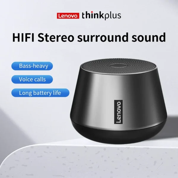 Lenovo K3 Pro Bluetooth Speakers Outdoor Portable Wireless Loudspeaker Music Player With Microphone HiFi Stereo Sound Subwoofer - Image 3