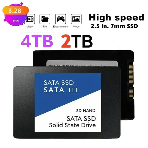 SSD Drive HDD 2.5 Hard Disk SSD 120GB 240GB 1TB 512GB 128GB 256GB HD SATA Disk Internal Hard Drive for Laptop Computer - Image 2