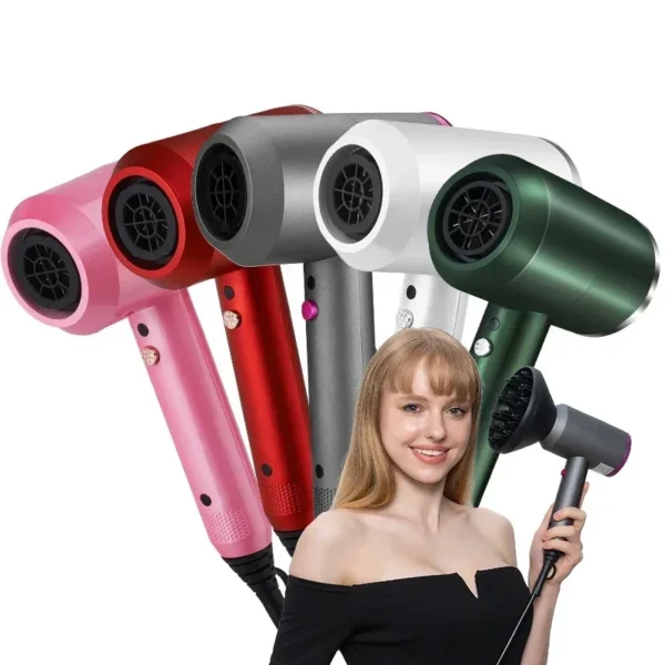 cold and hot 2-speed hair dryer with high air volume for fast drying 110V 220V - Image 5
