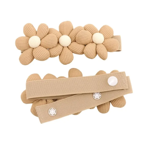 1Pcs Flower Shape Curtain Tieback Elastic Band Window Curtain Buckles Magnetic Buckle Curtain Rope Holders Kids Room Home Decor - Image 5