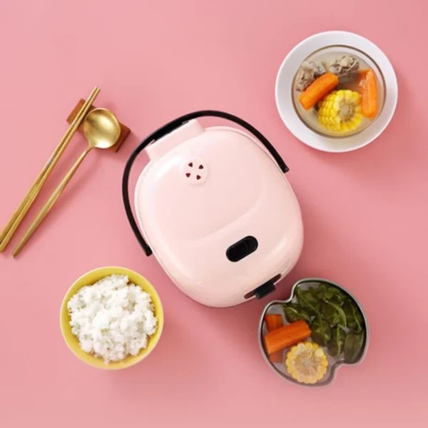 Intelligent Rice Cooker Electric Skillet Electric Lunch Box Mini Household Dorm Room Reservation Timing Smart Cooking - Image 5