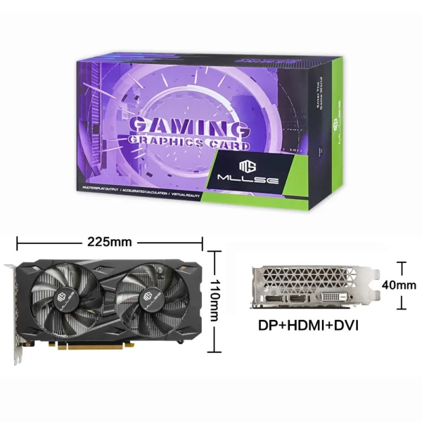 MLLSE GTX 1660 Super 6GB Graphics Card GDDR6 192 Bit PCI-E 3.0×16 8Pin NVIDIA GPU Gtx 1660super Gaming Video Card Placa De Vide - Image 5