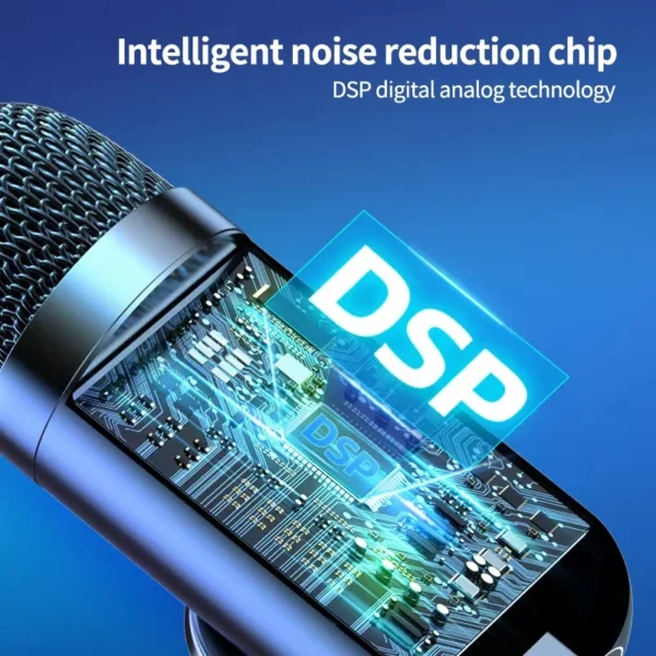 Professional Wired Condenser conference Microphone gooseneck desktop High voice quality Mic Computer Gaming USB Microphone - Image 3